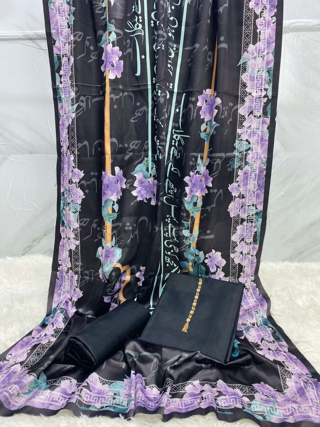 Gulaab Kataan SIlk Suit By Sastaae