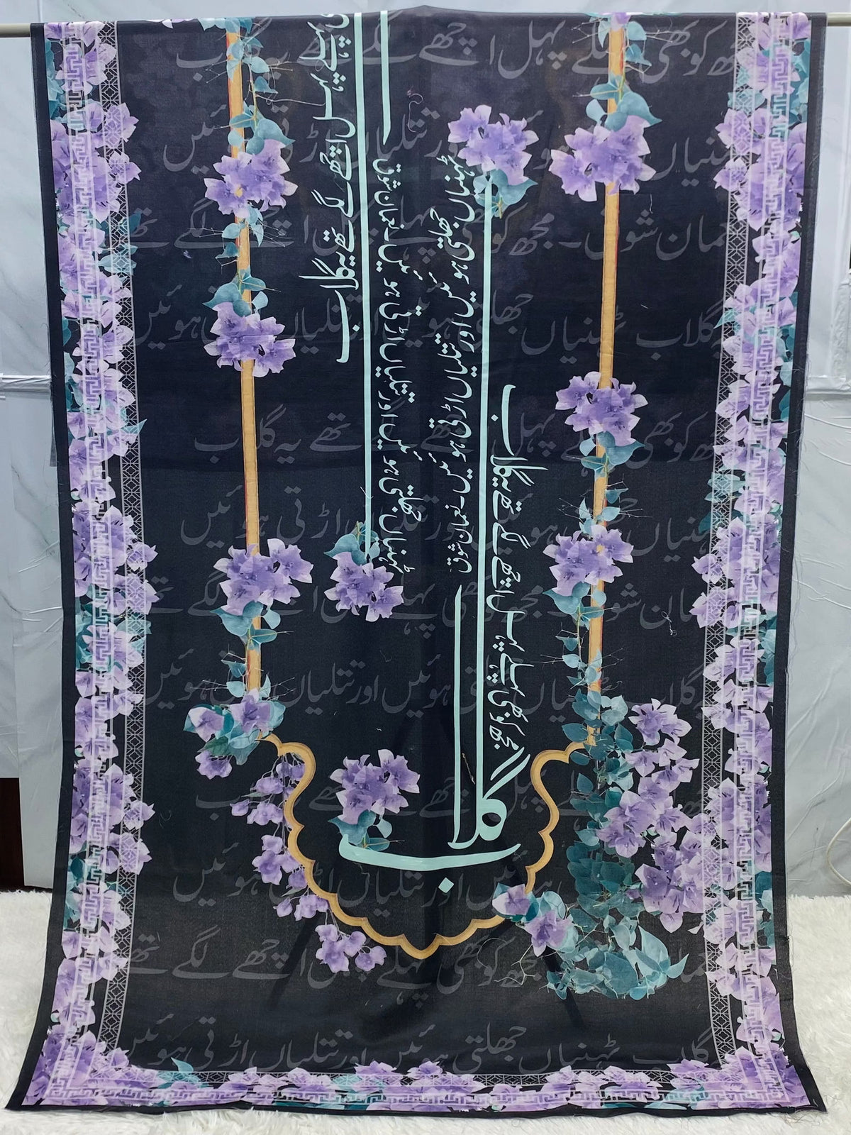 Gulaab Lawn Duppatta By Sastaae - Sastaae