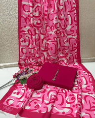 Hujoom Kataan Silk Suit By SastaaE - Sastaae