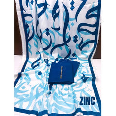 Huroof Kataan Silk Suit By SastaaE - Sastaae