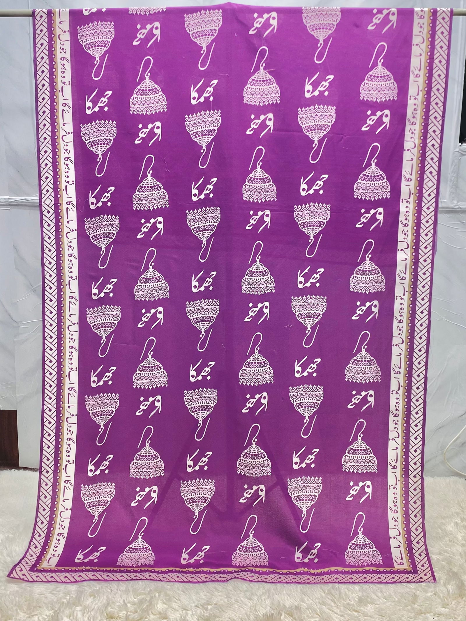 Jhumka Lawn Duppatta By Sastaae - Sastaae