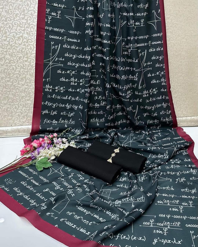 Math Kataan SIlk Suit By Sastaae - Sastaae