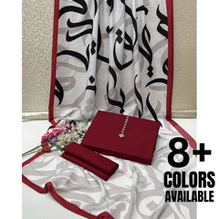 Huroof Kataan Silk Suit By SastaaE