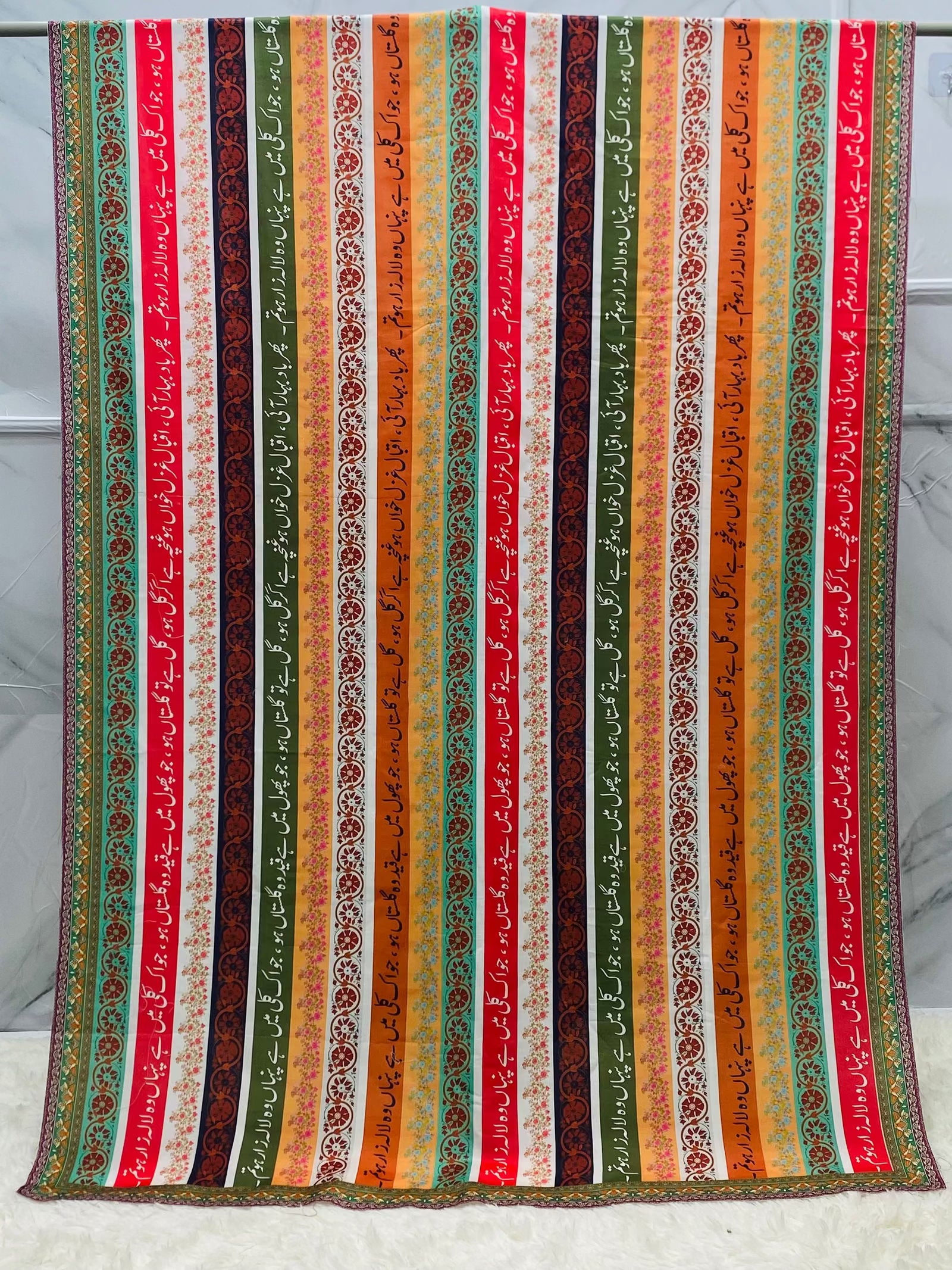 Multi Phool Lawn Duppatta By Sastaae - Sastaae