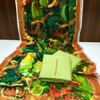 Rangeen Kataan Silk Suit By sastaae - Sastaae