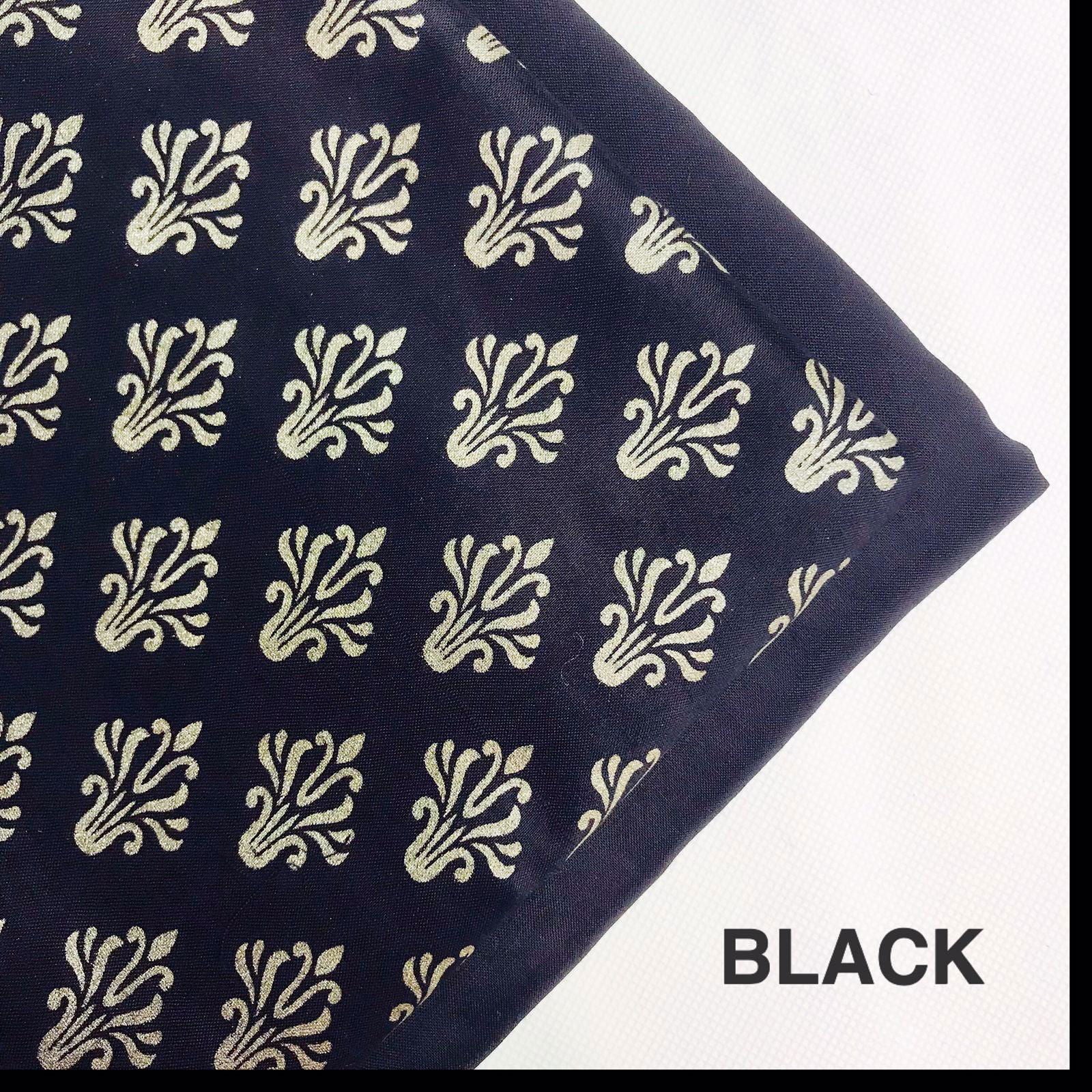 SastaaE Unstitched 2pc Printed Dress on Lilen fabric for Girls and Women - Flower - Sastaae