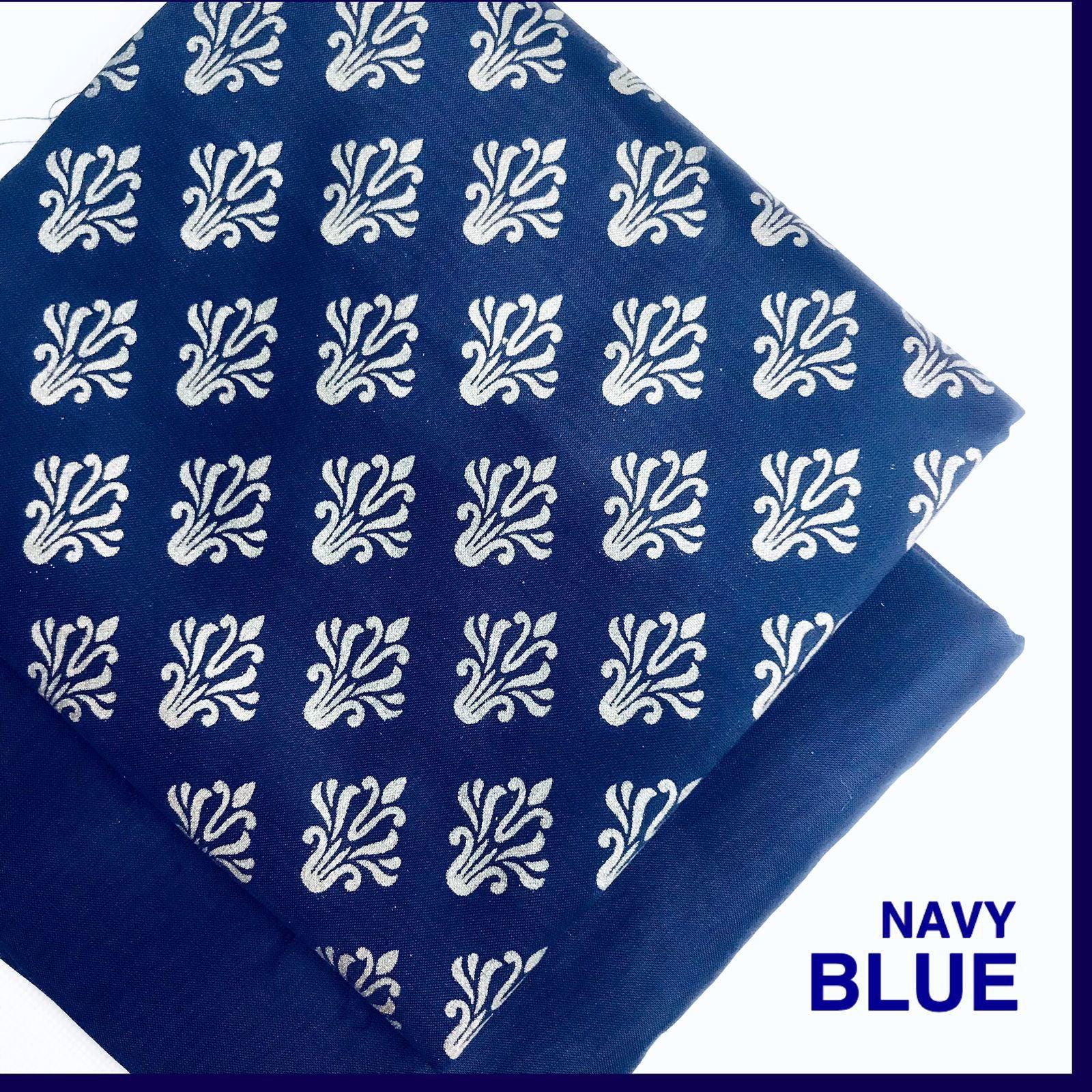 SastaaE Unstitched 2pc Printed Dress on Lilen fabric for Girls and Women - Flower - Sastaae