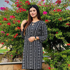 SastaaE Unstitched 2pc Chunri Style Linen Fabric suit for Women